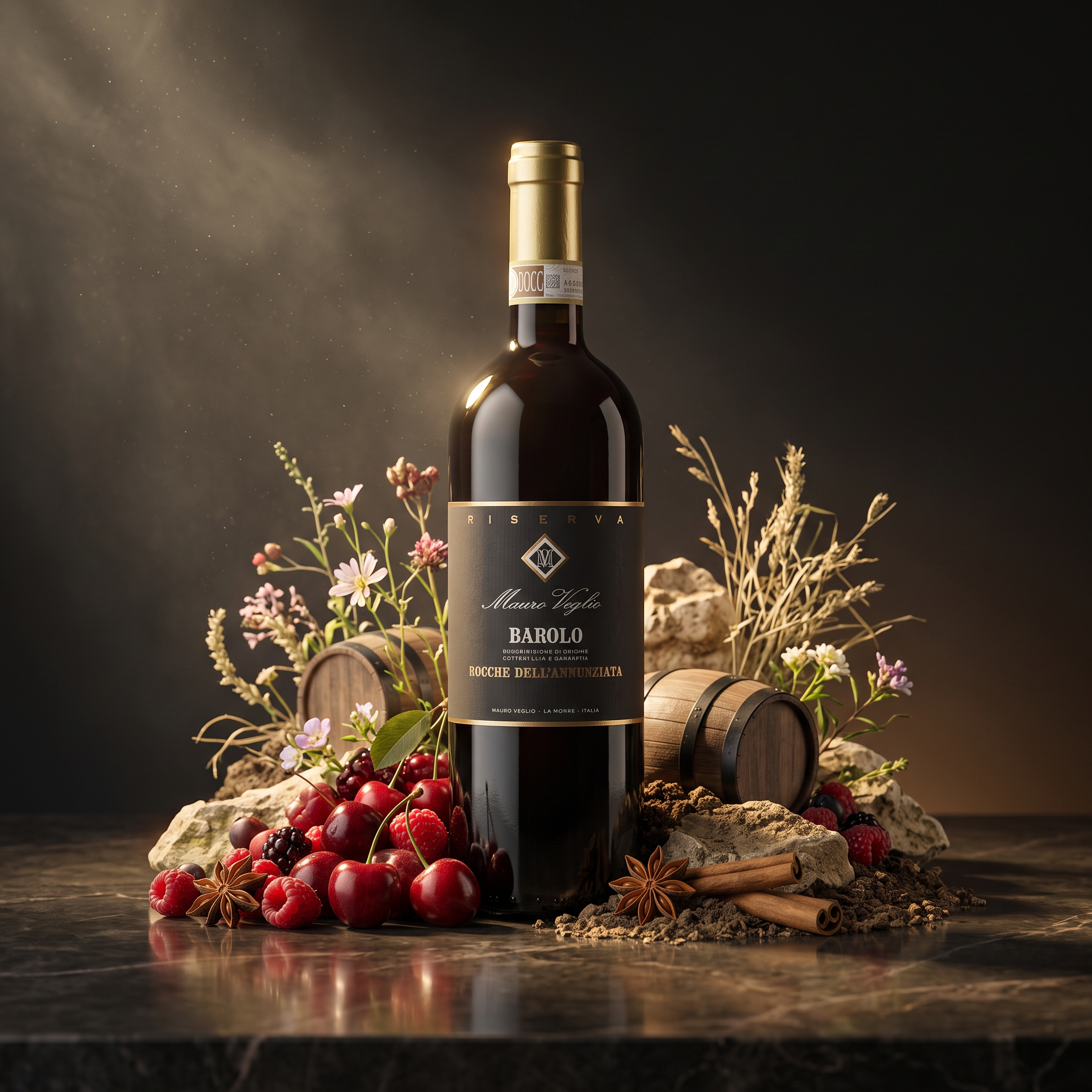 Barolo Rocche dell'Annunziata van Mauro Veglio