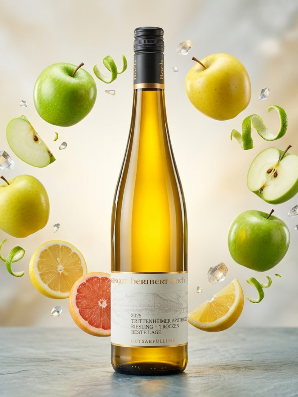 Productfoto van Boch Riesling Trocken, wit in het assortiment van De Proeverij