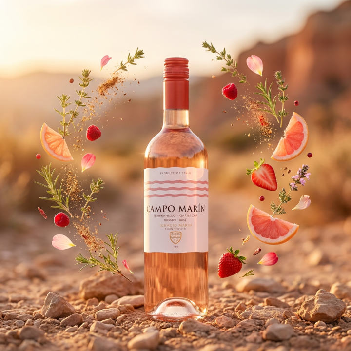 Productfoto van Campo Marin Rosé, rosé in het assortiment van De Proeverij