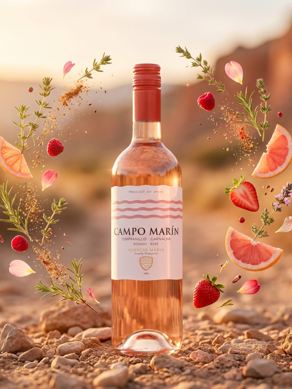 Productfoto van Campo Marin Rosé, rosé in het assortiment van De Proeverij