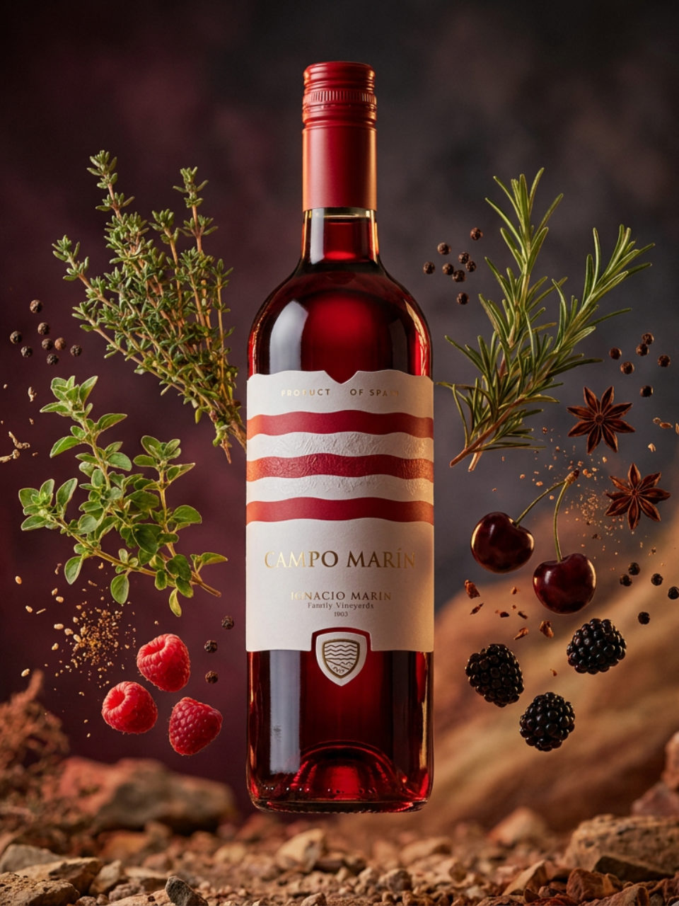 Productfoto van Campo Marin Tinto, rood in het assortiment van De Proeverij