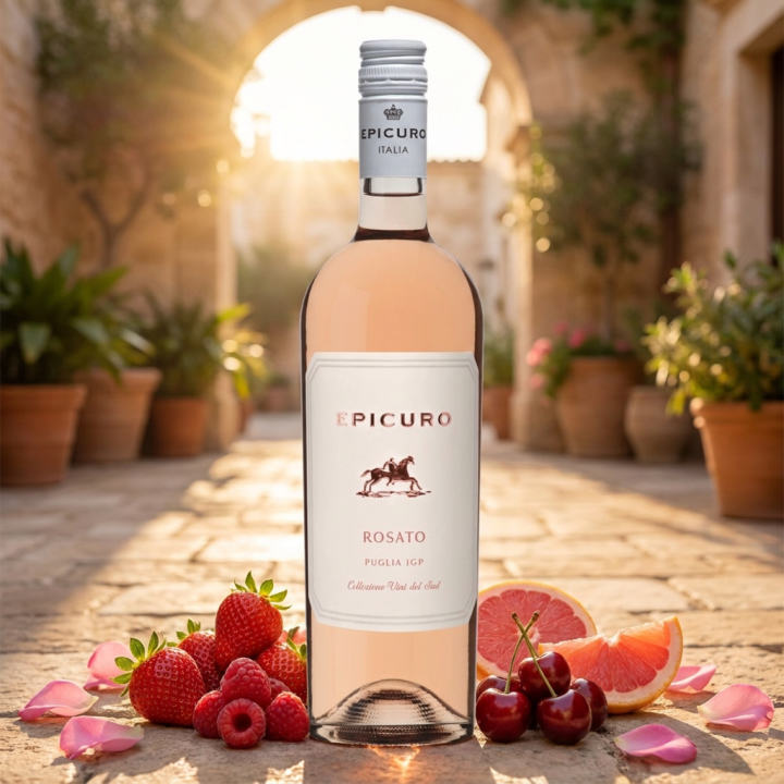Productfoto van Epicuro Rosato, rosé in het assortiment van De Proeverij