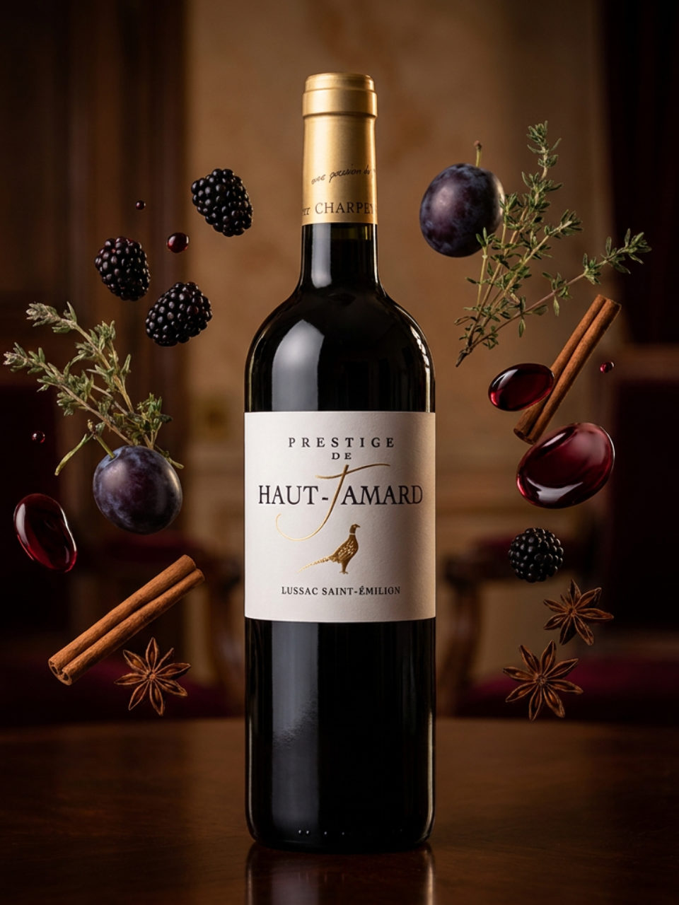 Productfoto van Haut-Jamard St.-Émilion Lussac, rood in het assortiment van De Proeverij