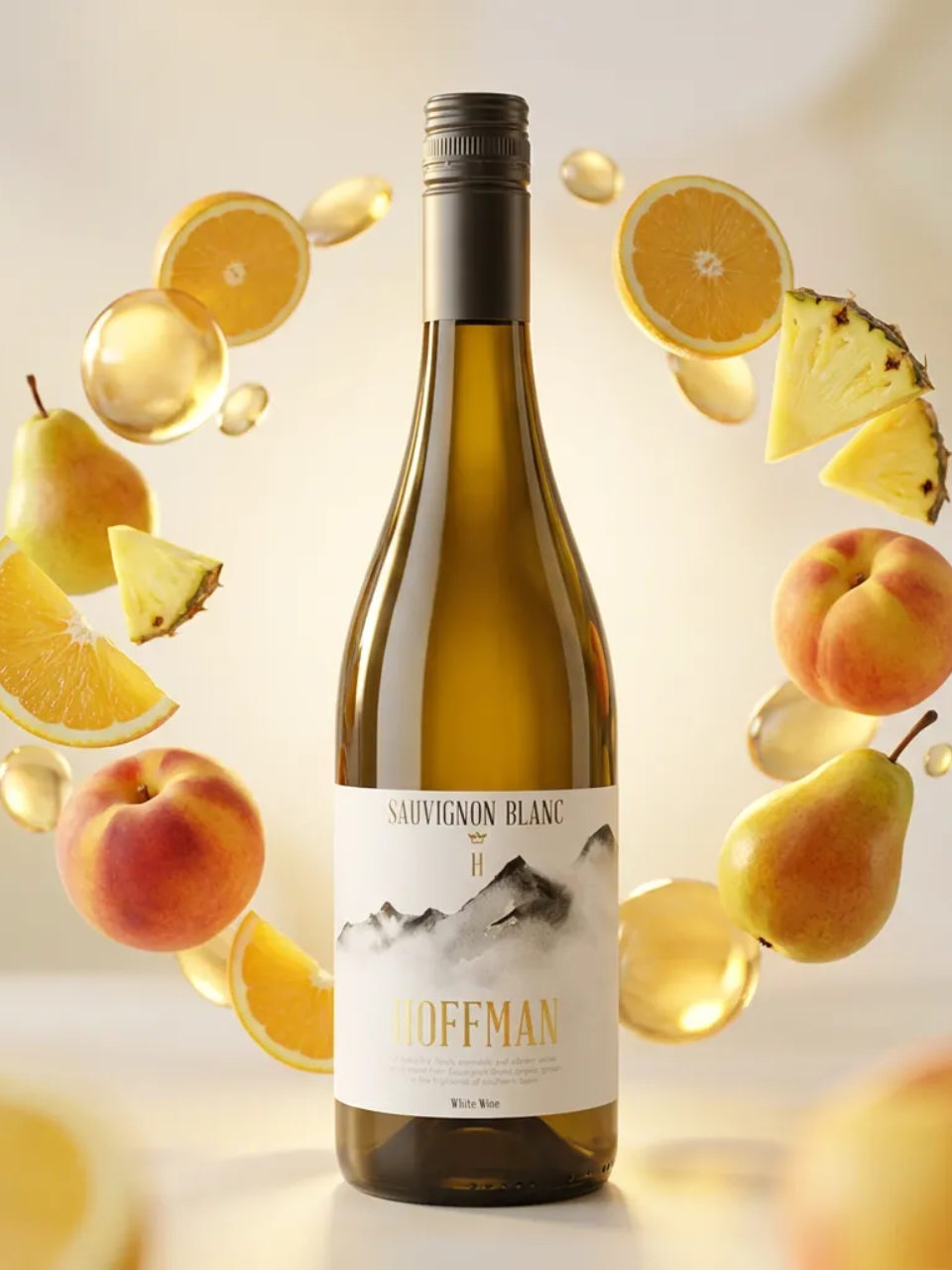 Productfoto van Hoffman Sauvignon Blanc, wit in het assortiment van De Proeverij