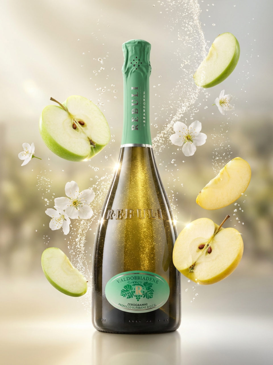 Productfoto van Rebuli Prosecco Treviso Brut, mousserend in het assortiment van De Proeverij