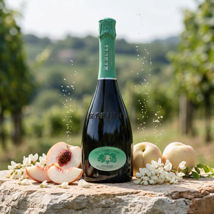 Productfoto van Rebuli Zero Grammi Prosecco, mousserend in het assortiment van De Proeverij