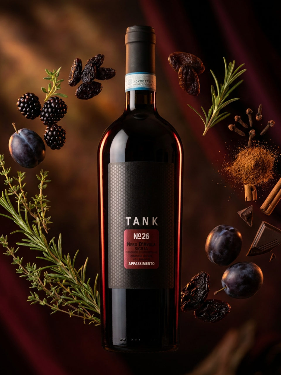 Productfoto van TANK Appassimento N°26, rood in het assortiment van De Proeverij