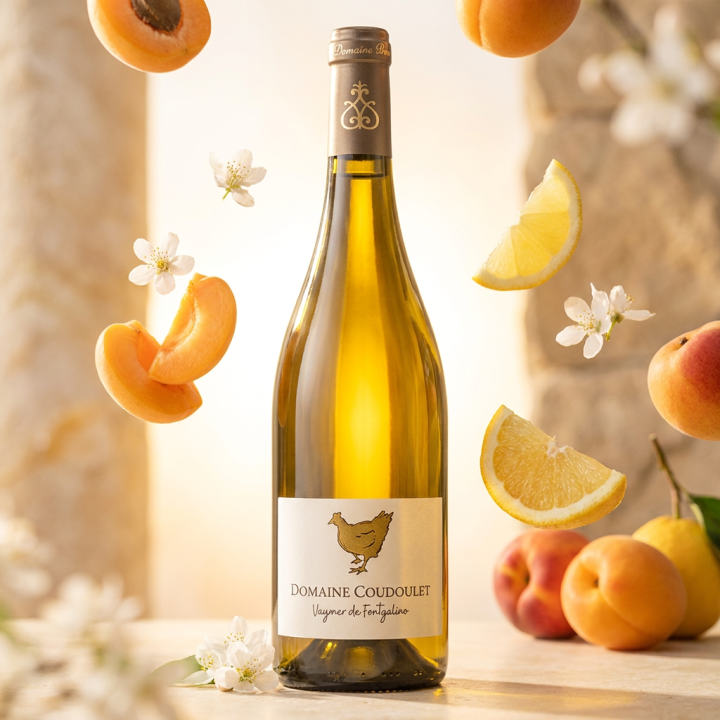 Productfoto van Viognier de Fontgaline, wit in het assortiment van De Proeverij
