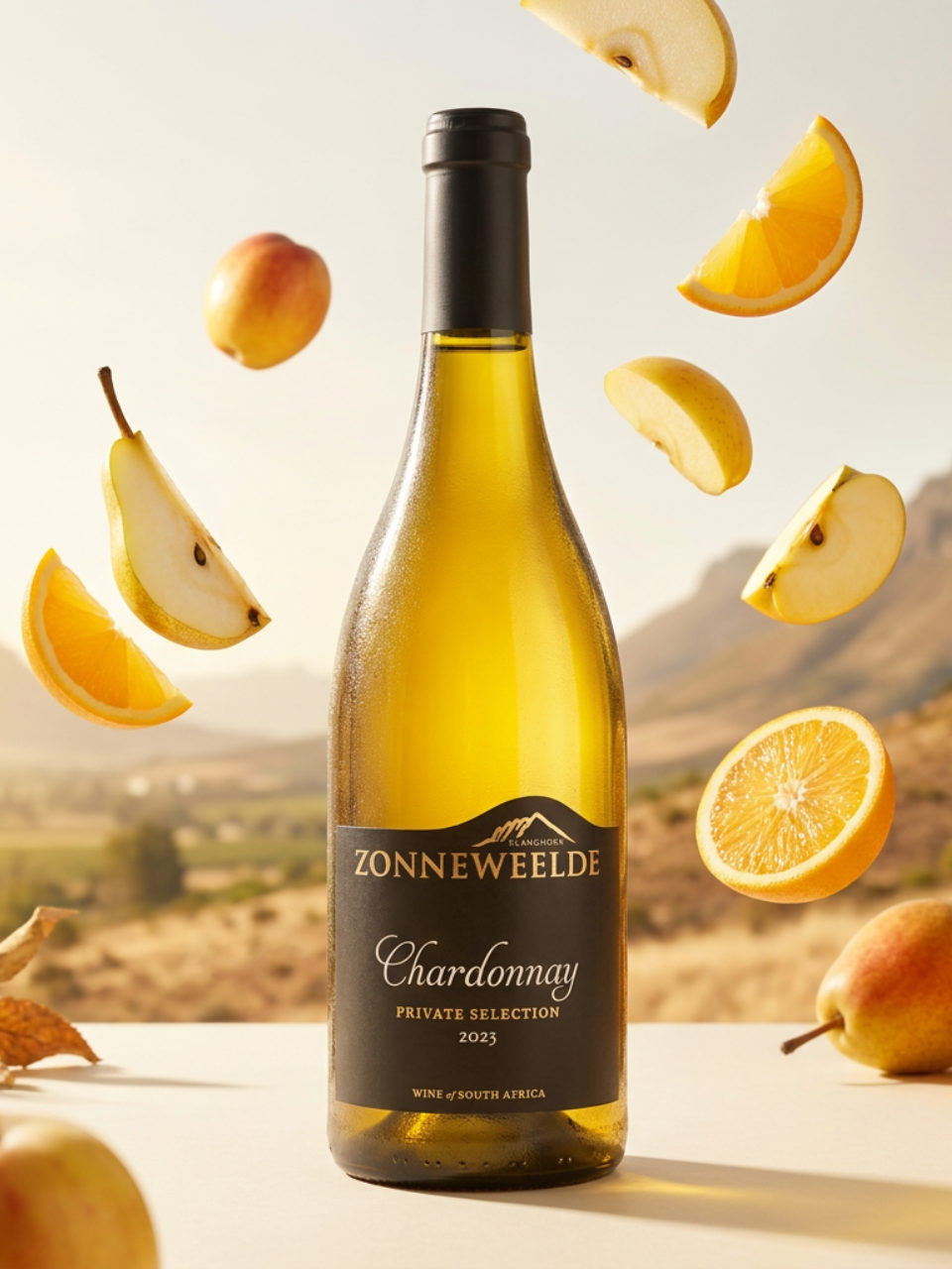 Productfoto van Zonneweelde Chardonnay, wit in het assortiment van De Proeverij