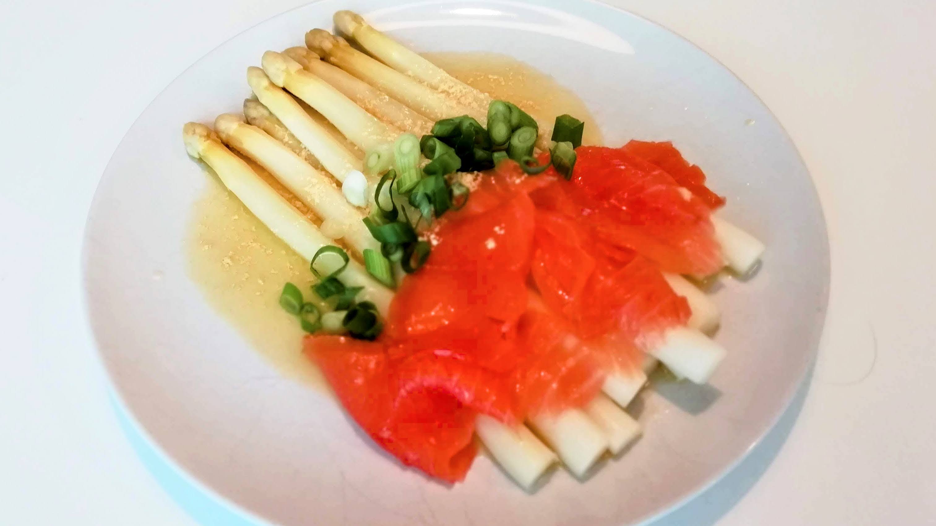 Asperges met zalm